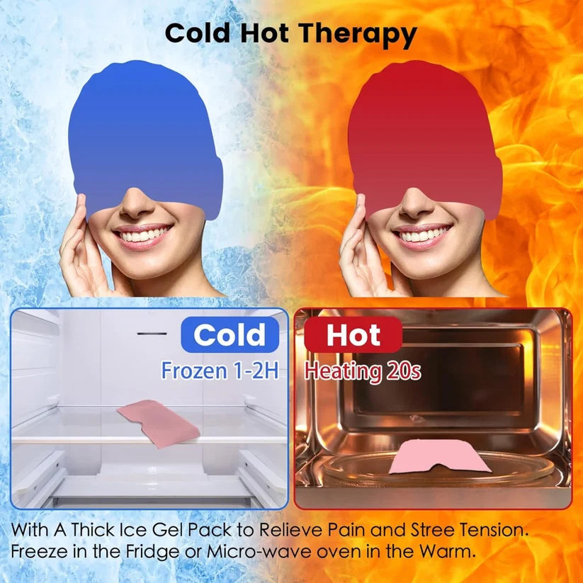 Migraine Relief Ice Cap - Headache & Sinus Pain Relief