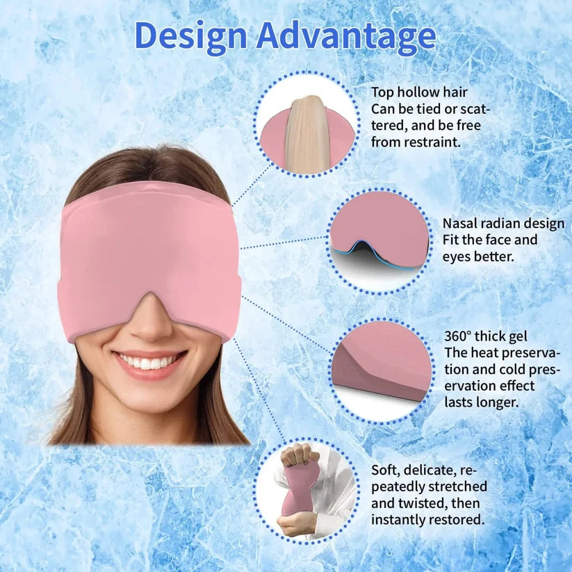 Migraine Relief Ice Cap - Headache & Sinus Pain Relief
