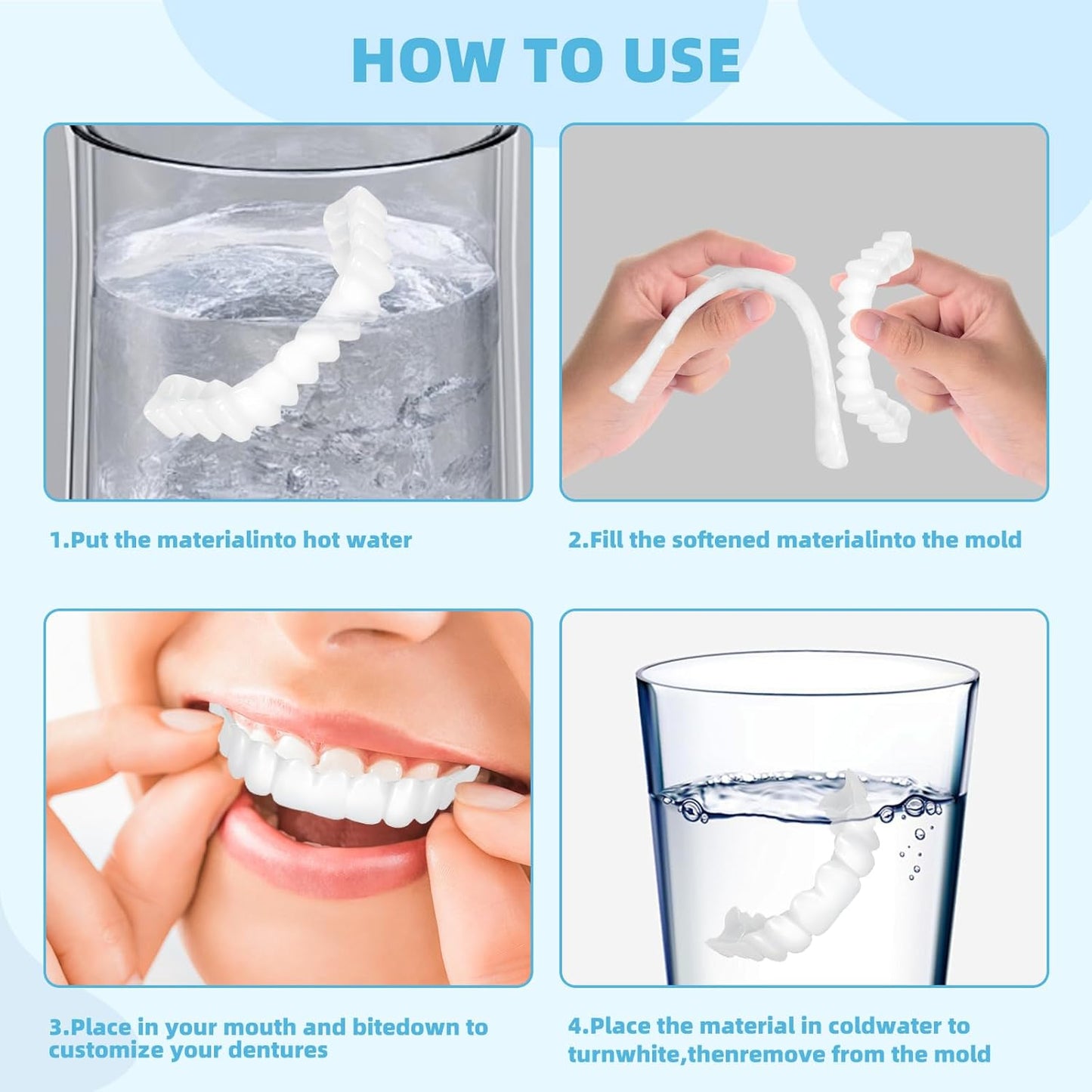 Snap-In Teeth for Men and Women